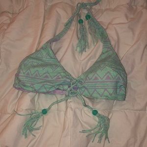 Victoria’s Secret reversible boho bikini top